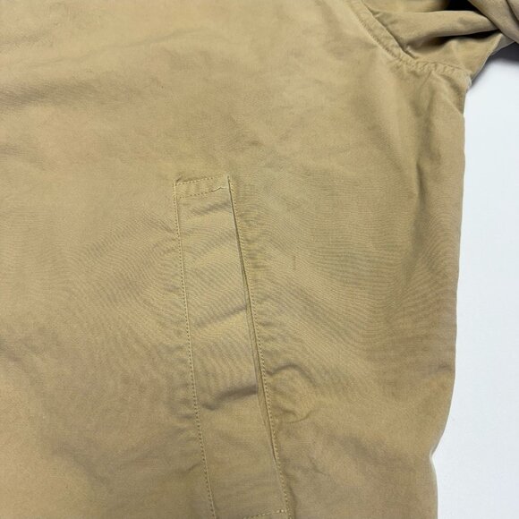 Vintage Nautica Jacket Mens Large 27x27 Beige Full Zip Collared - Picture 8 of 16